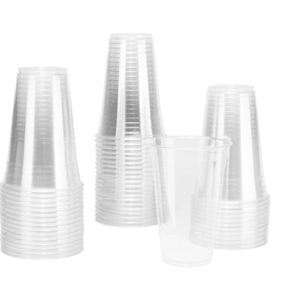 PET cups and lid- 16oz PET cups 50pcs