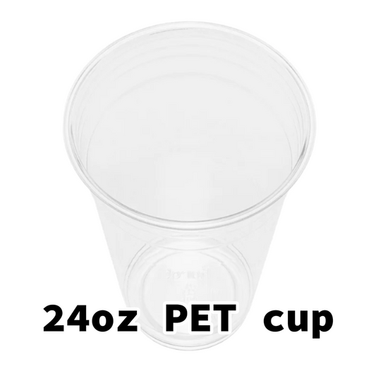PET cups and lid- 24oz PET cups 600pcs