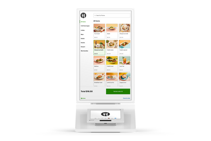 POS system- clover kiosk 自助點餐機