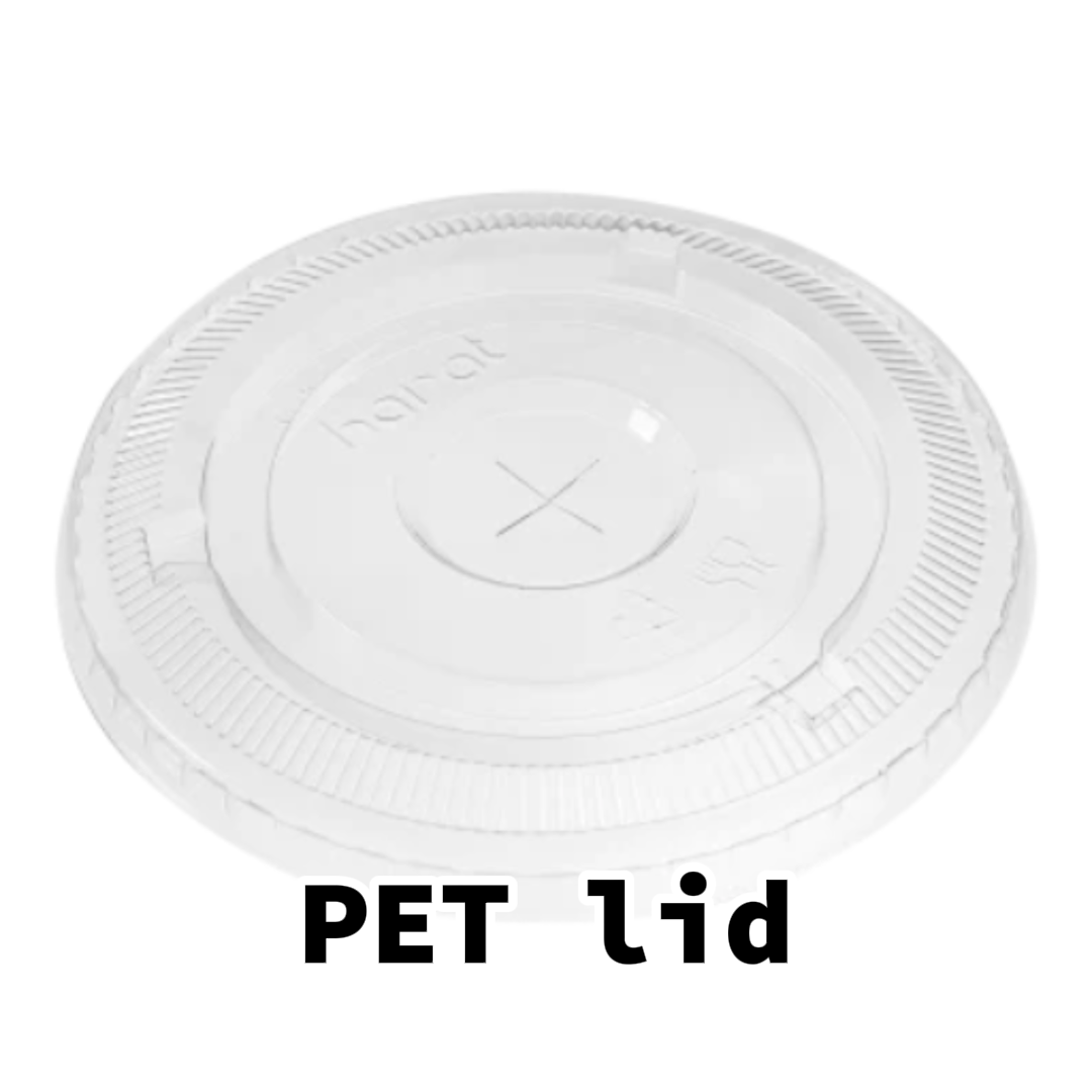 PET cups and lid- PET cup lid 1000pcs